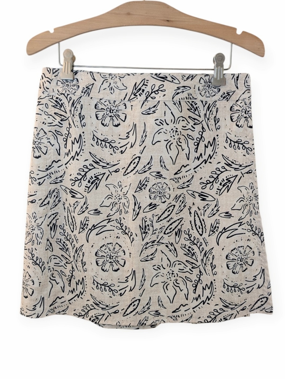 Ripskirt Hawaii Floral Rustica Paisley Printed Wrap Skirt Small